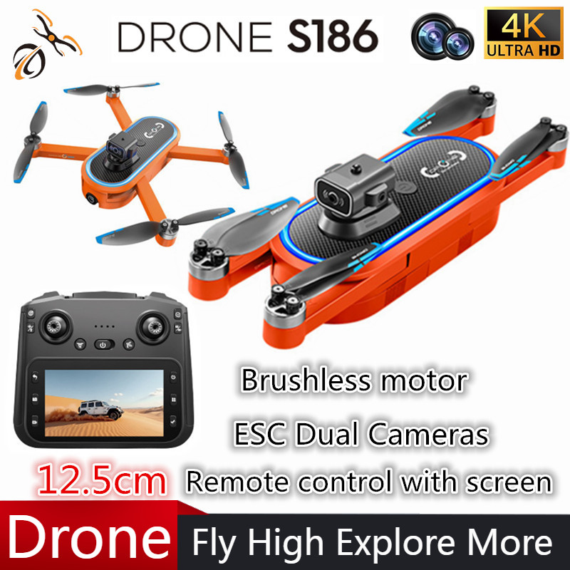 2025 S186 الطائرة بدون طيار ال - مراجعة Drone Camera Professional وسعره
