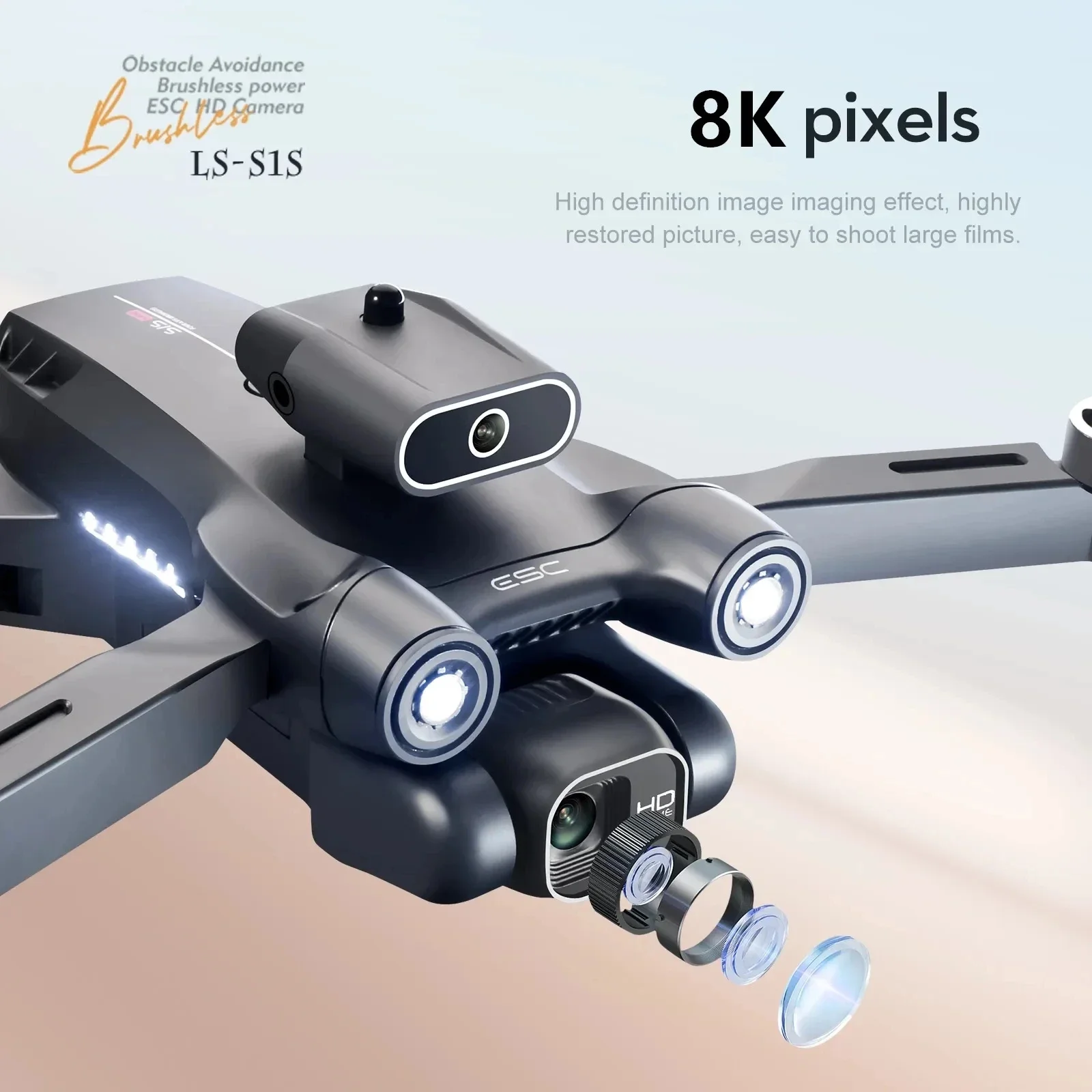 طائرة بدون طيار احترافية بدون  - مراجعة Drone Camera Professional وسعره