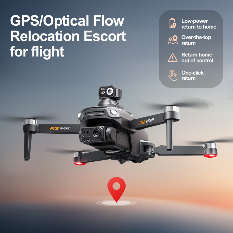 طائرة بدون طيار RG800 MAX جديد - مراجعة Drone Camera Professional وسعره