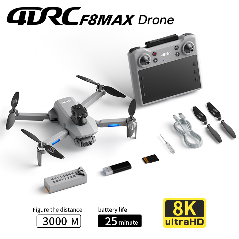 F8 MAX GPS الطائرة بدون طيار ا - مراجعة Drone Camera Professional وسعره